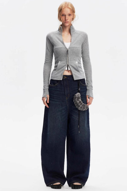 Vintage Yellow Distressed Jeans