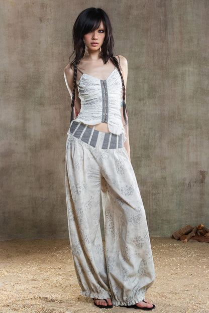 Retro Fishbone Pants