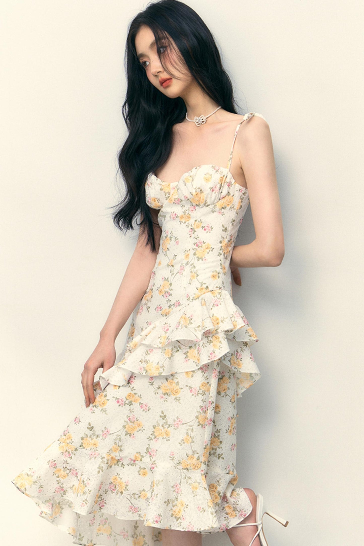 Yellow Rose Cami Dress