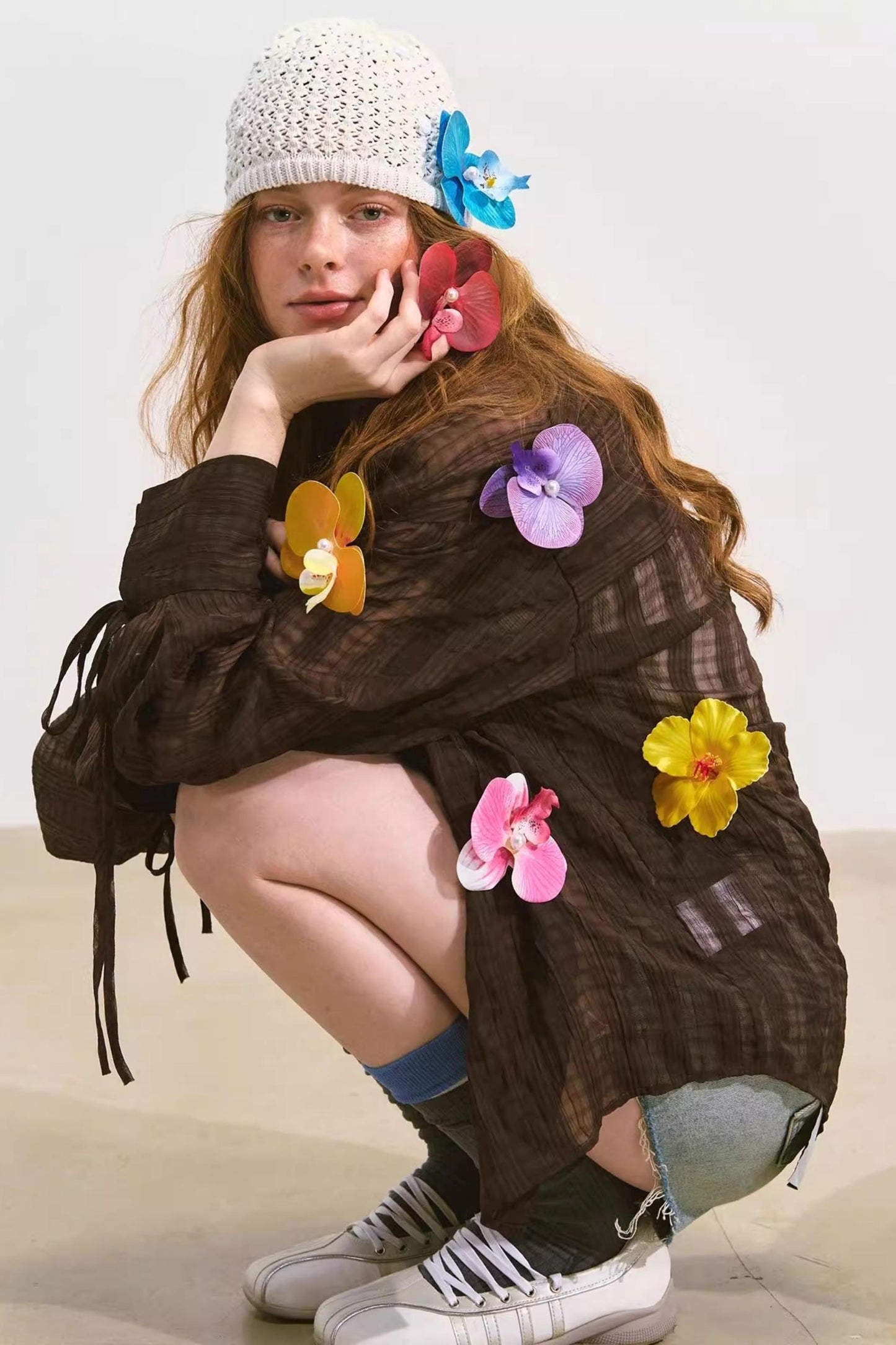 Plaid Mesh Summer Shirt Jacket