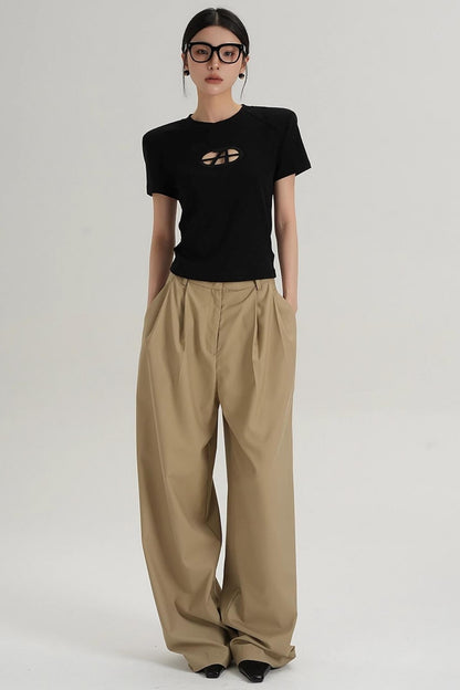 Straight-Leg Trousers
