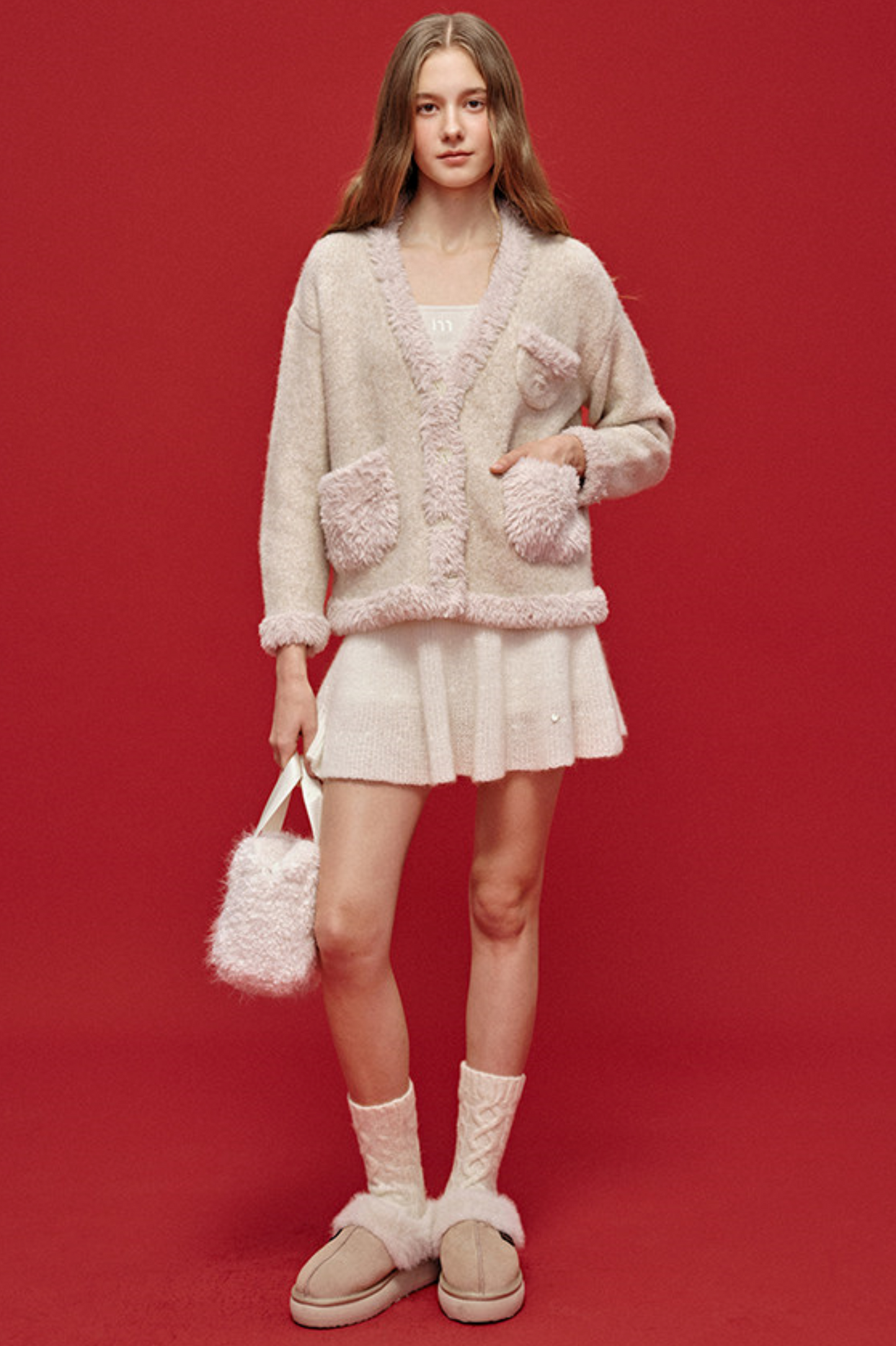 Misty Knit Skirt Top Set-Up