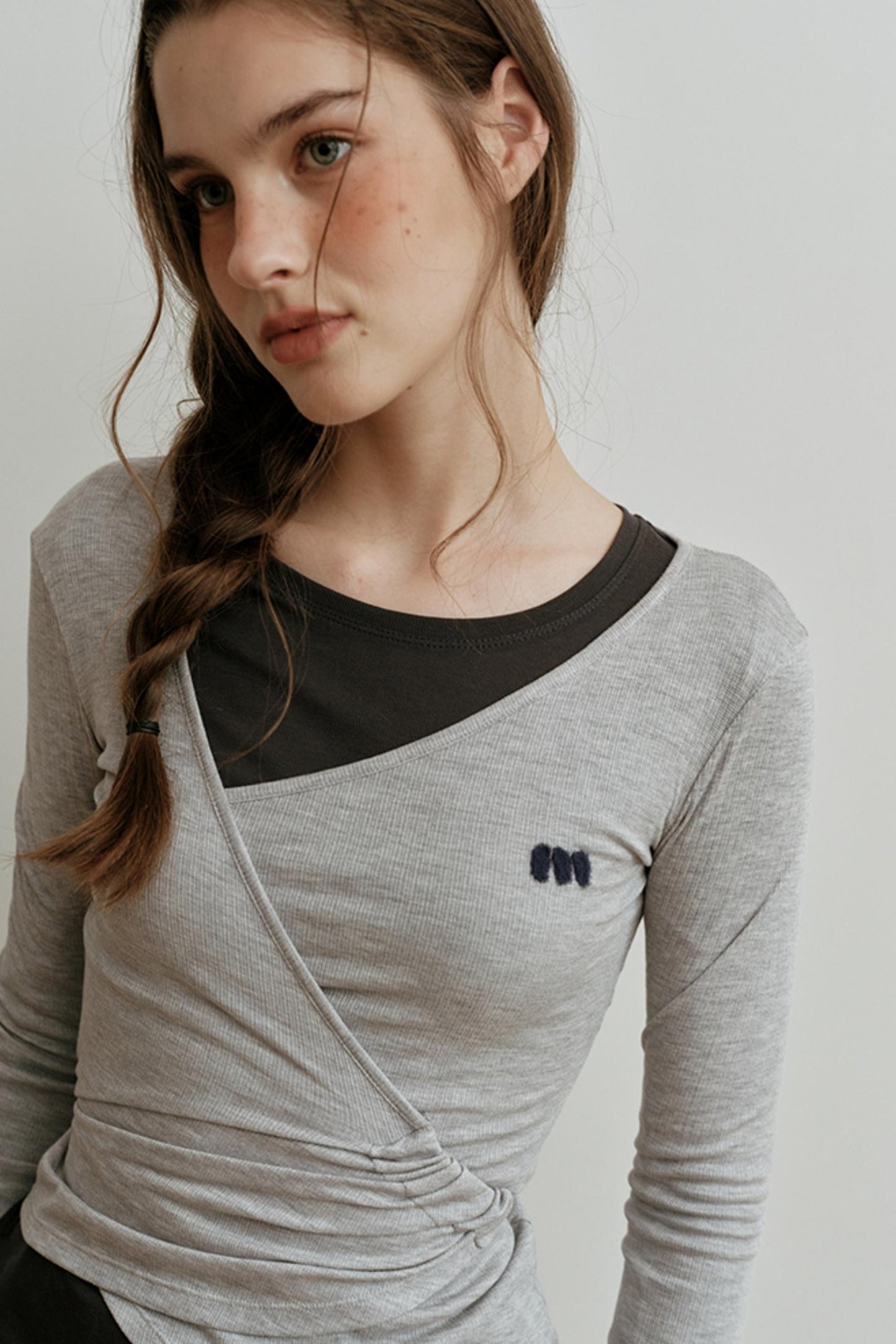 Soft Wool Blend Long-Sleeved Inner Top