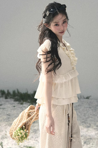 Heartlight Ruffled Blouse