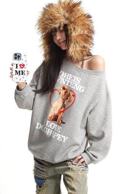 Vintage Lazy Sweatshirt