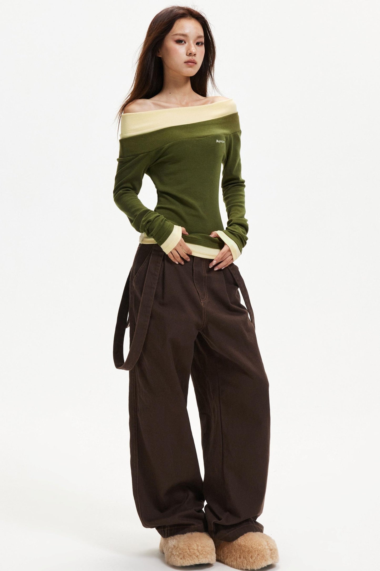 One-Shoulder Knitted Top