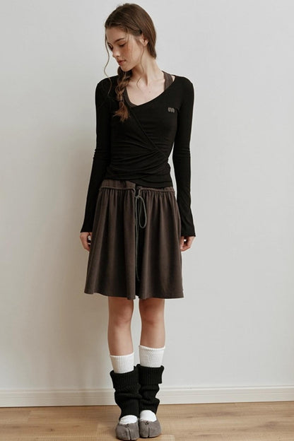 Gold Label Knitted Wool Blend Calf Sock Cover