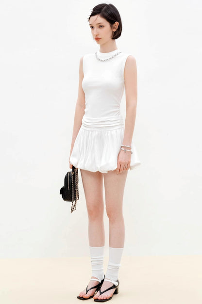 Summer Pearl White Dress