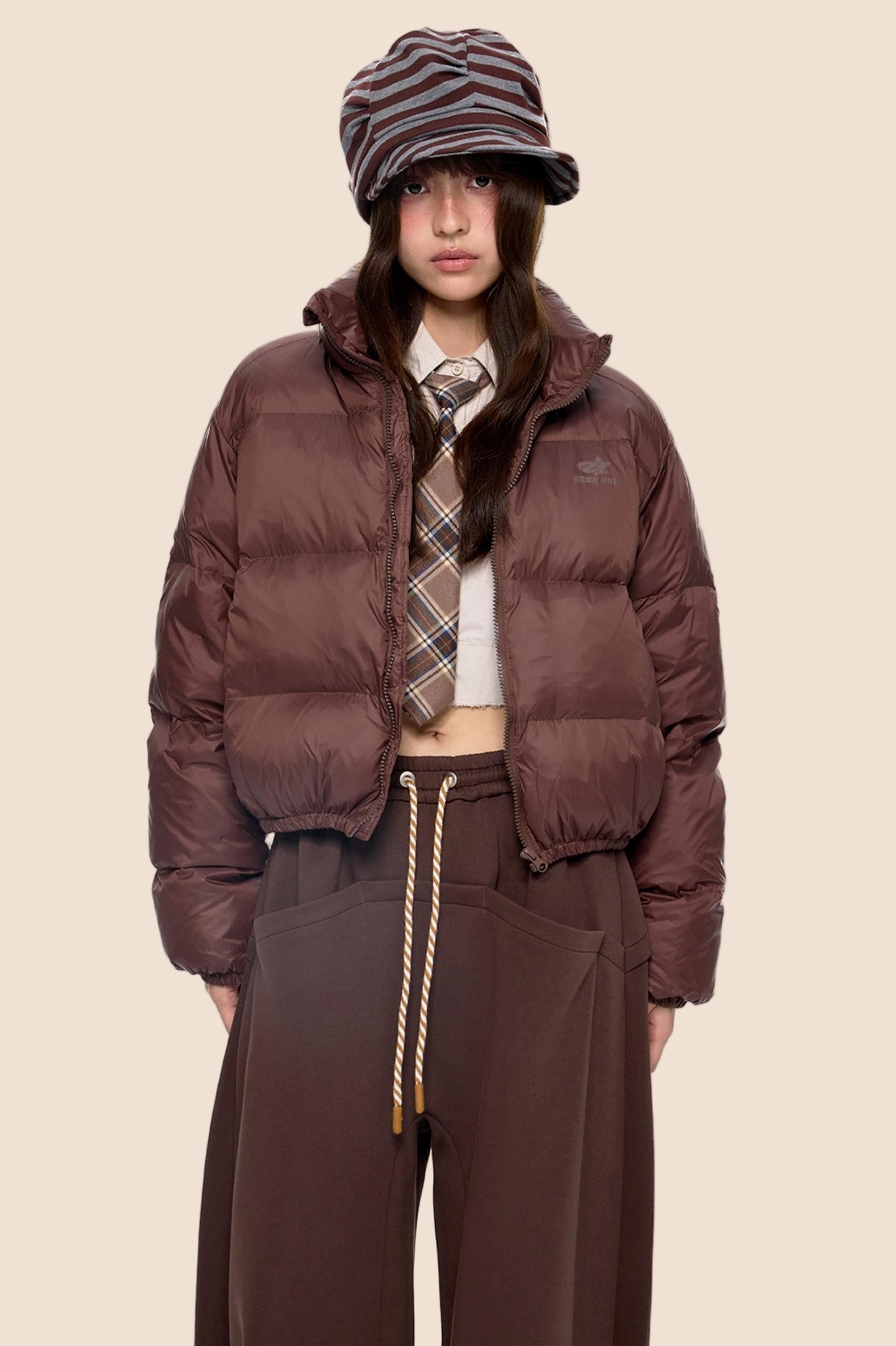 Winter Stand-Up Duck Down Jacket