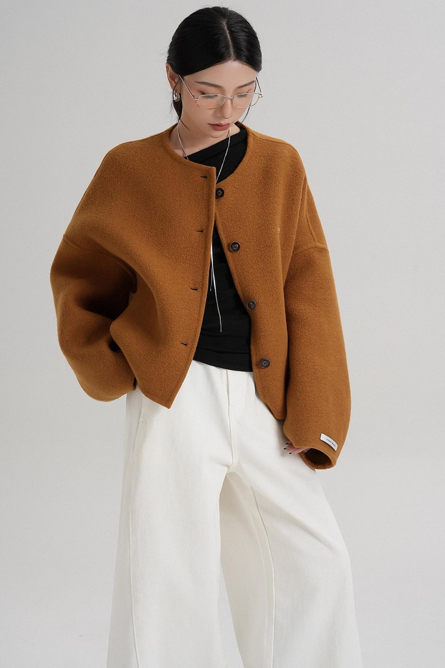 High Waist Wool Jacket