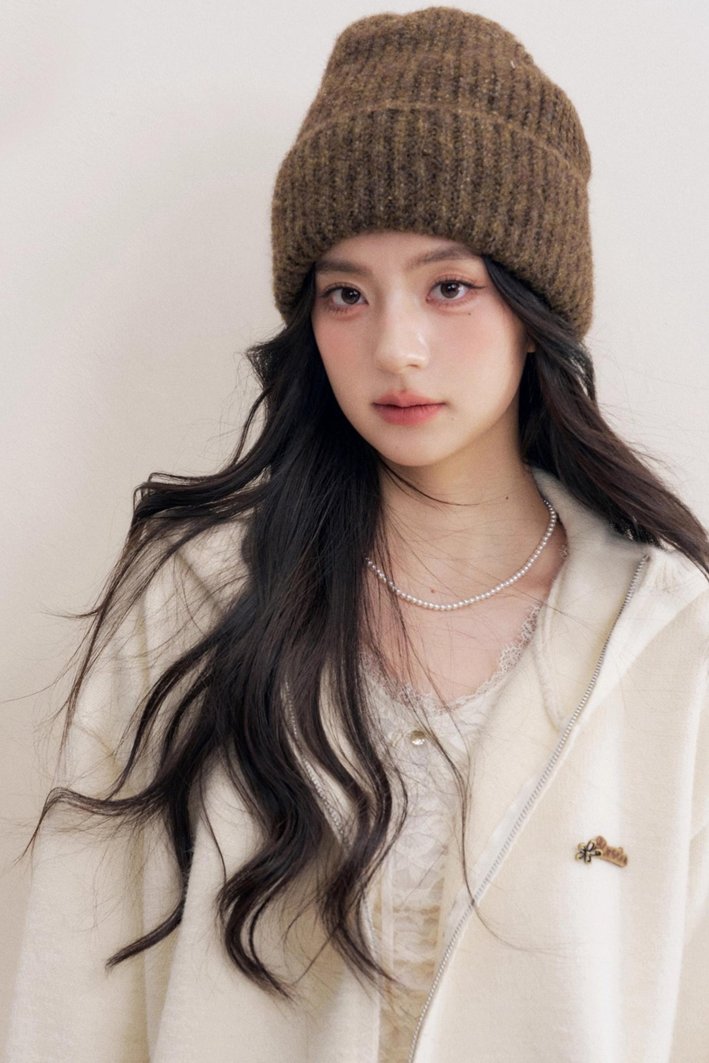 Romantic Fleece V-Neck Long Sleeve T-Shirt