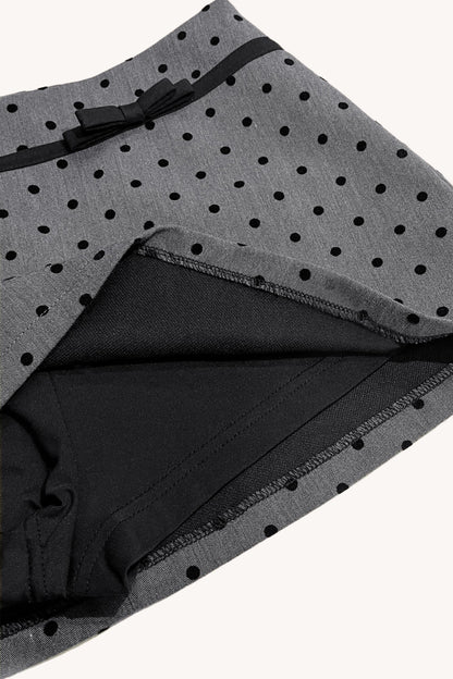 Versatile Polka Dot Hip Skirt