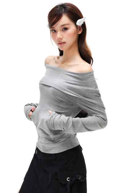 Lyocell Tencel Off-Shoulder Top