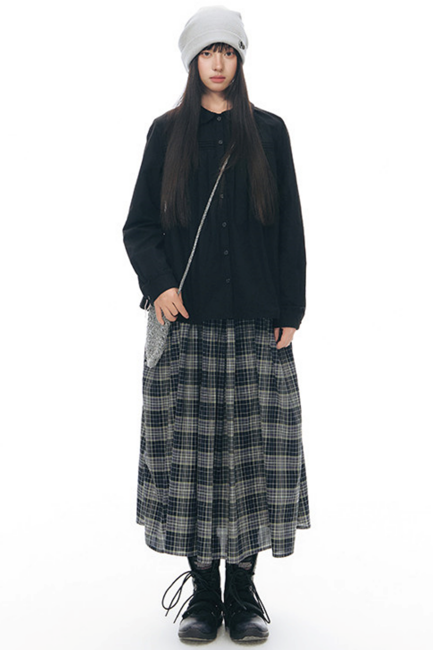 Pure Cotton Pleated Blouse