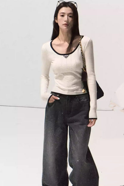 Wool Slim-Fitting Knitwear Sweater