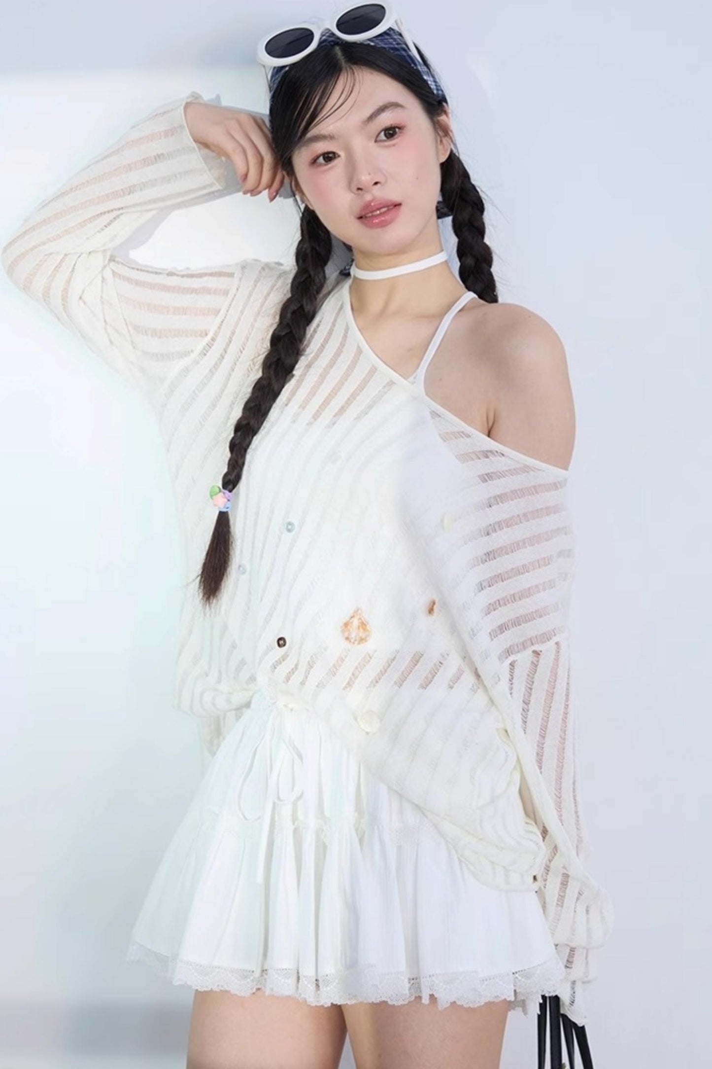 Chic Sunscreen Blouse