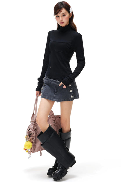 Lyocell Tencel Patchwork Top