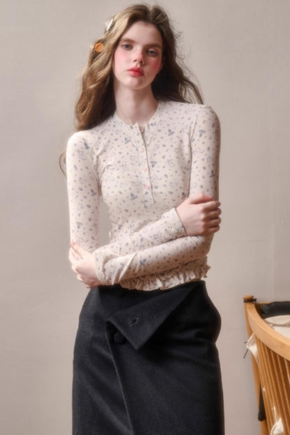 Fluffy Rabbit Lace Top