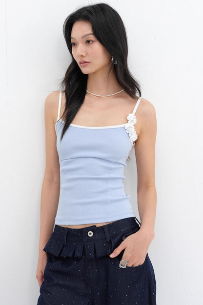 Sequin Wrap Camisole