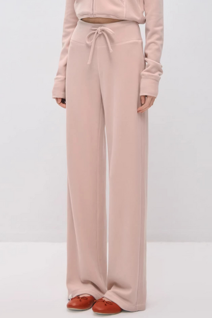 Cloud-Velvet Hooded Sweatshirt Set