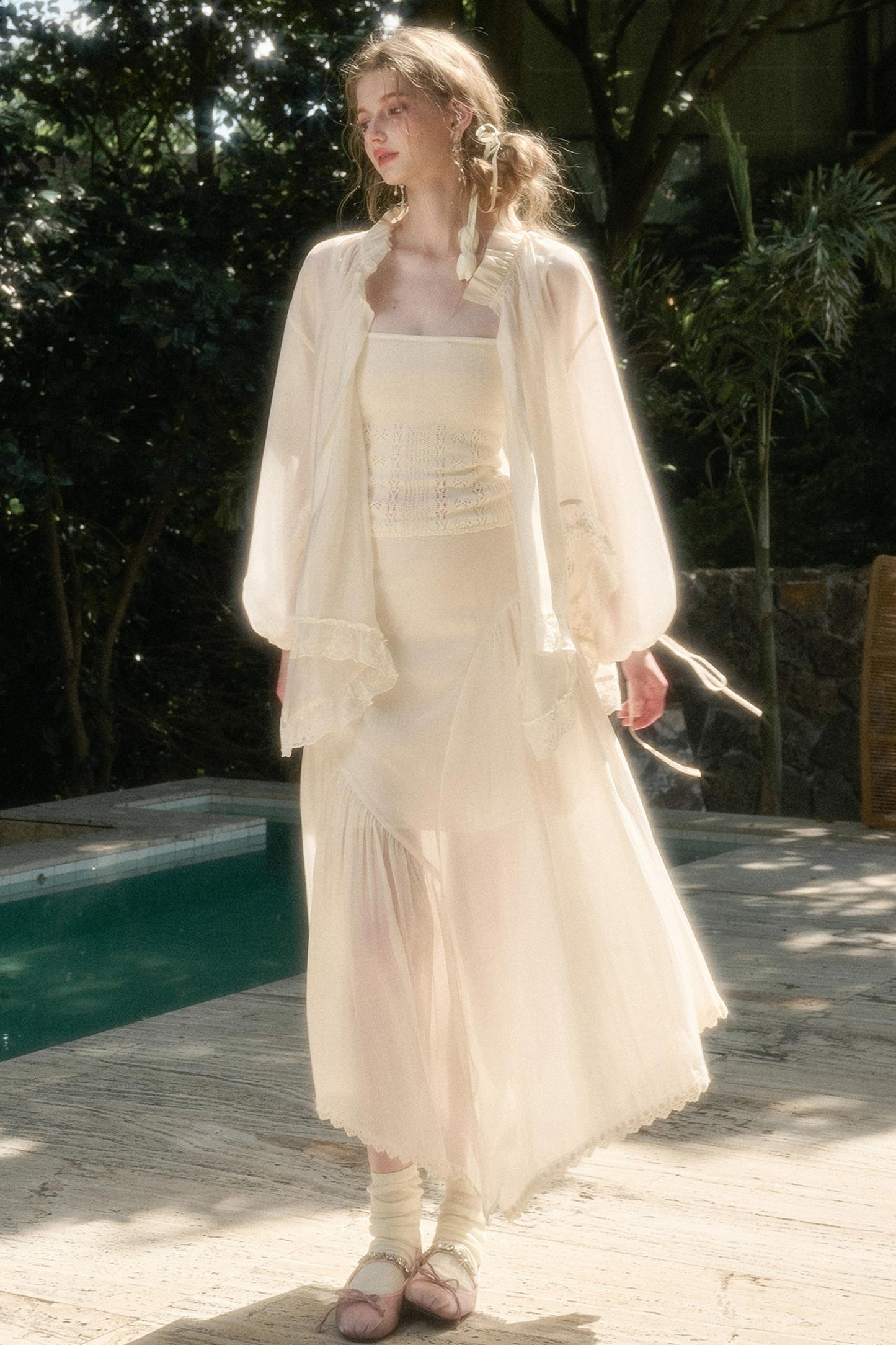 Galaxy Lace Shirt Jacket