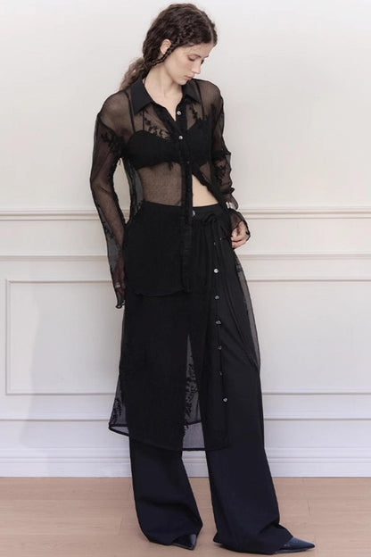 Yuan Wave Stack Pants