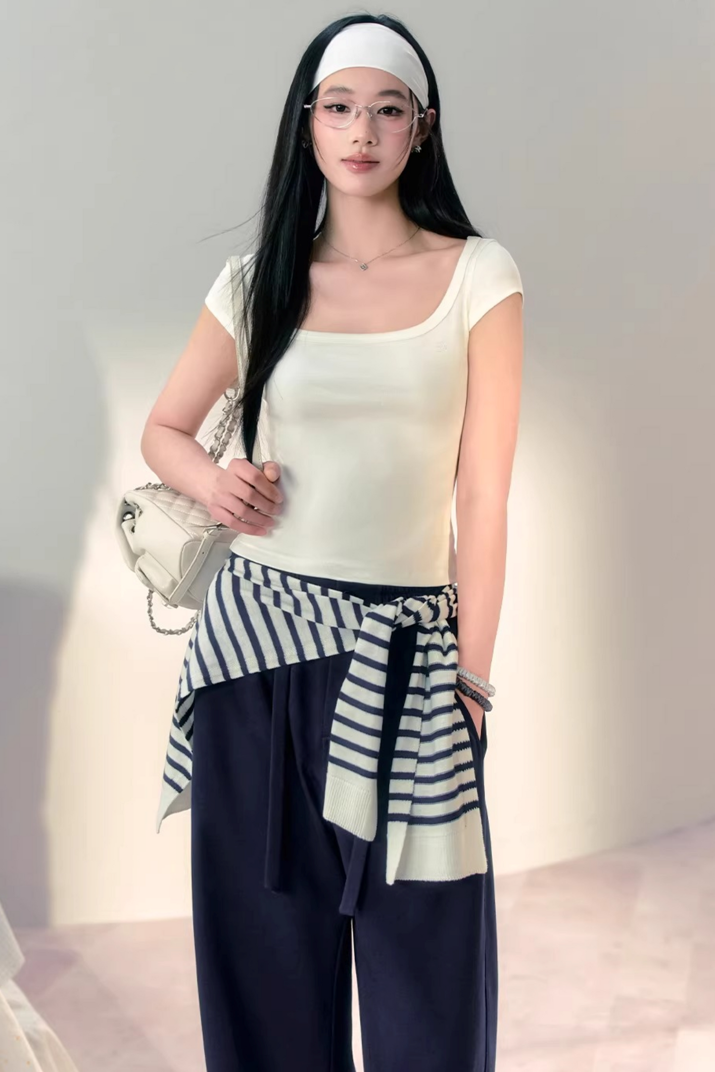 Versatile Slim-Fit Lycra Top