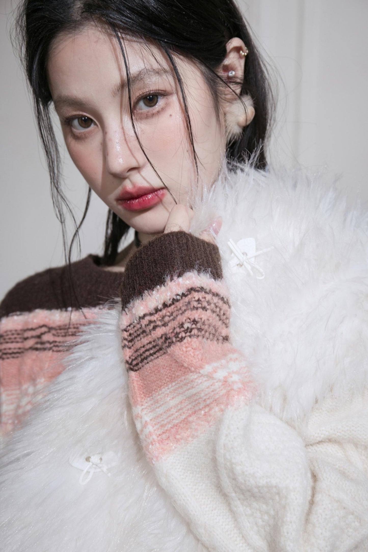 Cedar Milk Eco-Friendly Fur Vest