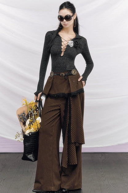 Rou Jing Detachable Brooch Top