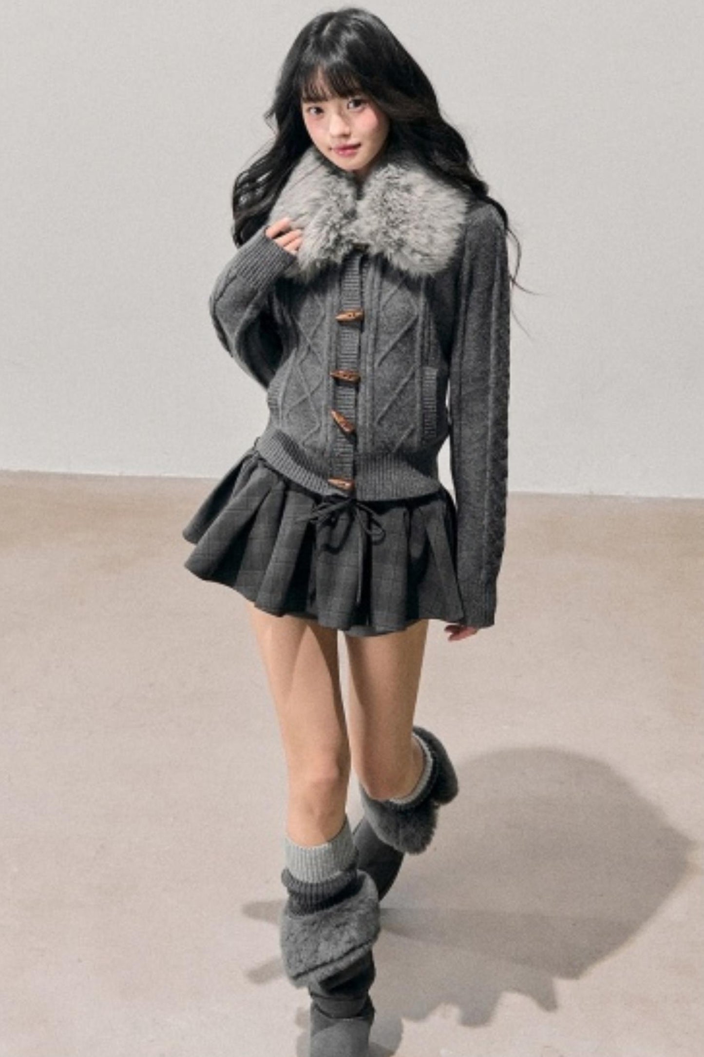 Knit Horn Button Cardigan