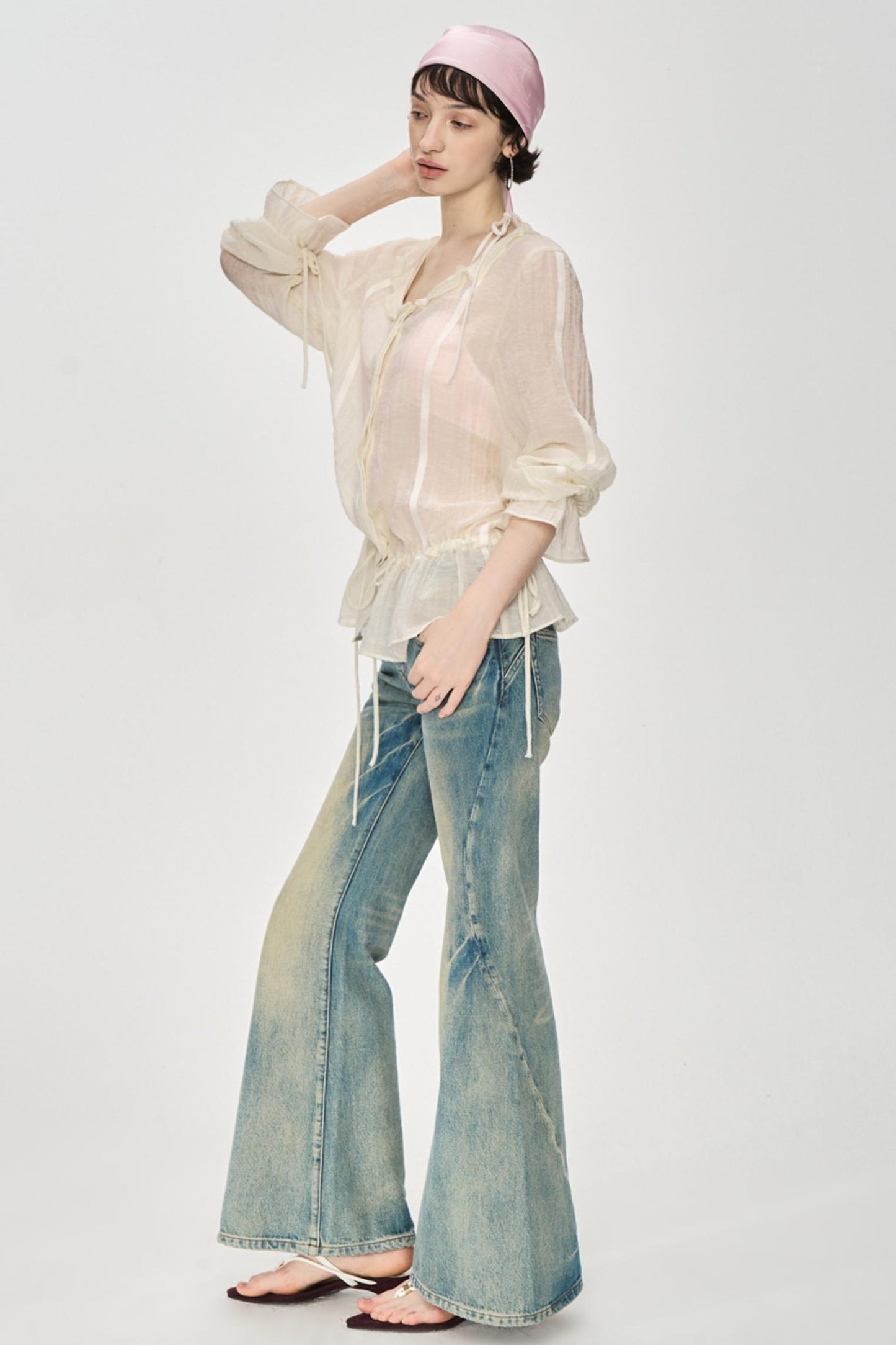 Exposed Clash Bra Top