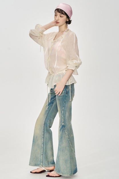 Exposed Clash Bra Top