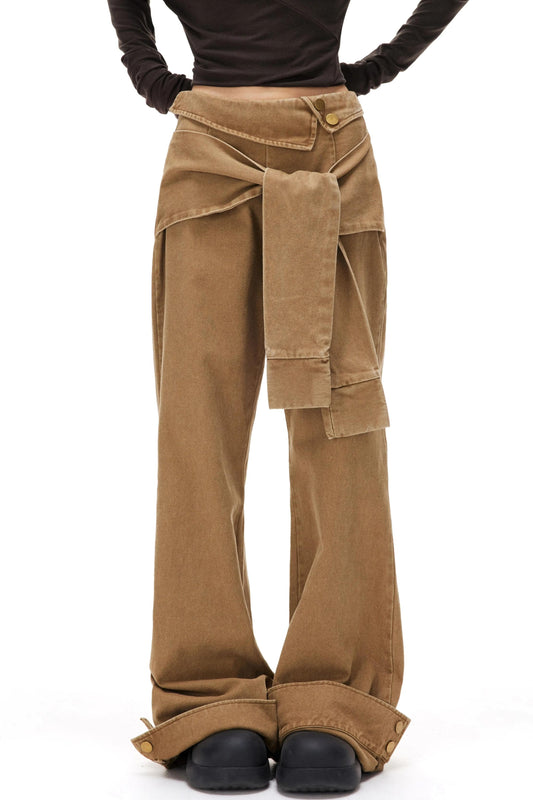 Retro Washed Cargo Pants