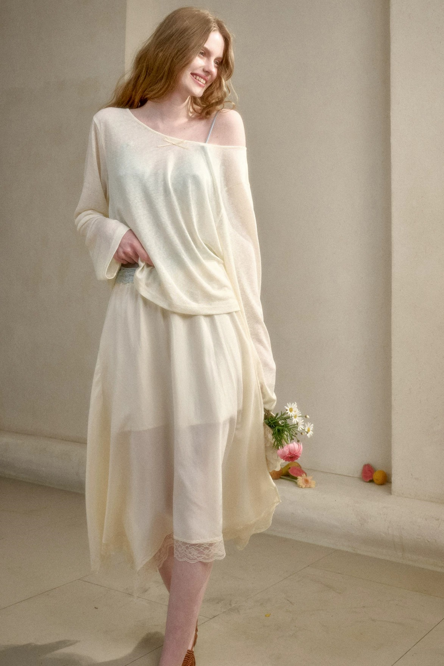 Natural Lyocell Cloud Blouse