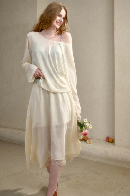 Natural Lyocell Cloud Blouse