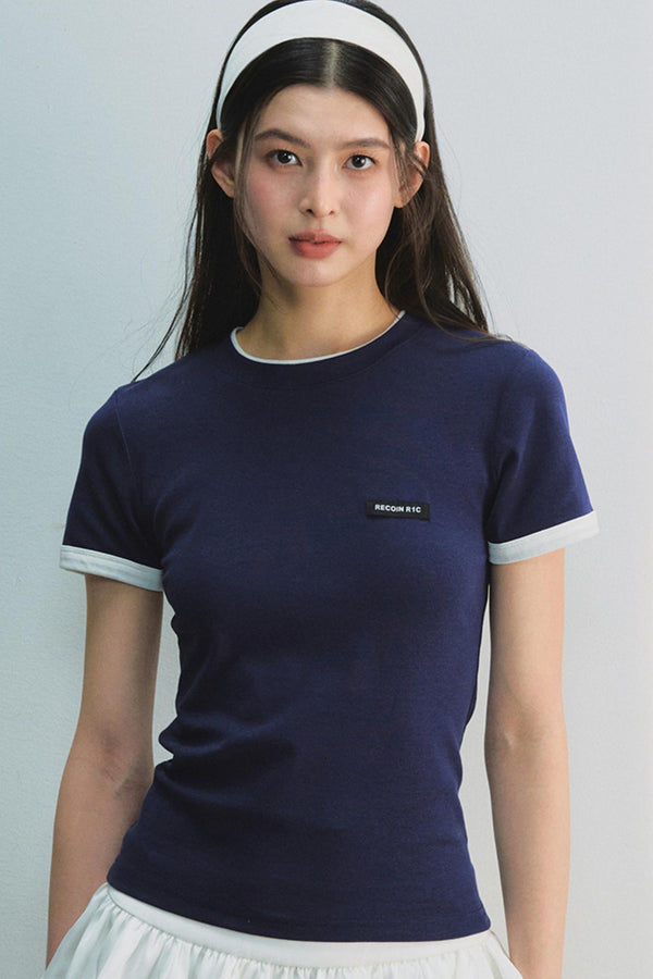 Miu Colorblock Waist Tee
