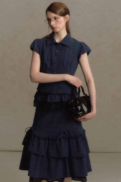 Plaid A-Line Suspenders