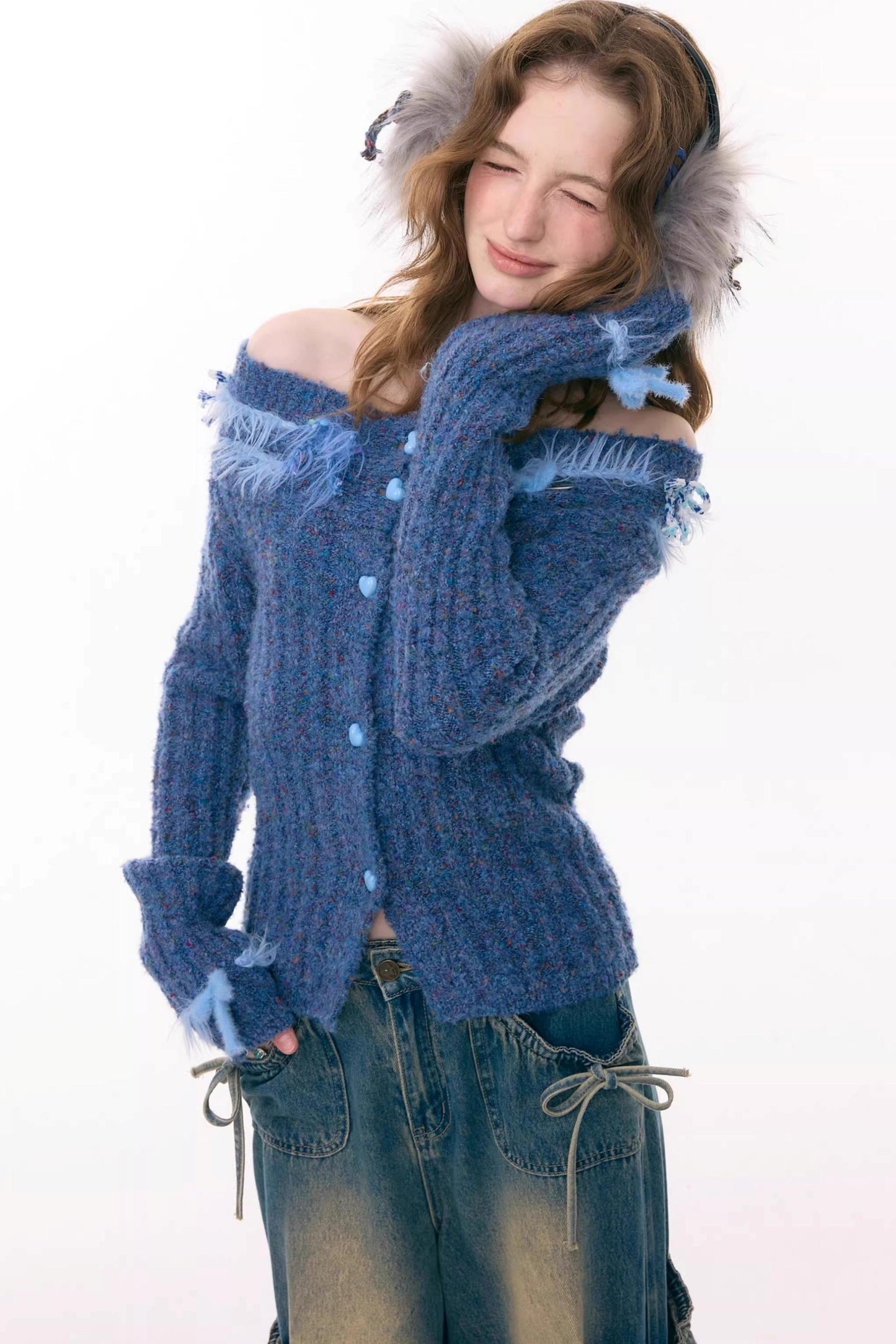 Mist Harbor Fleece Cardigan