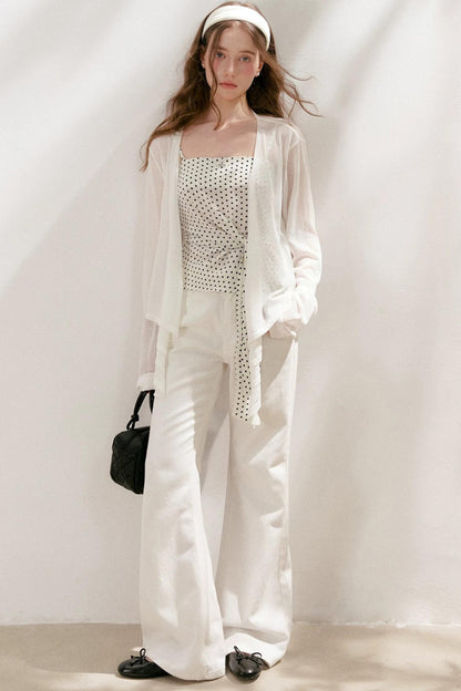 Polka Dot Asymmetrical Camisole