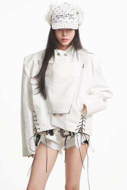 Retro Black Leather Jacket