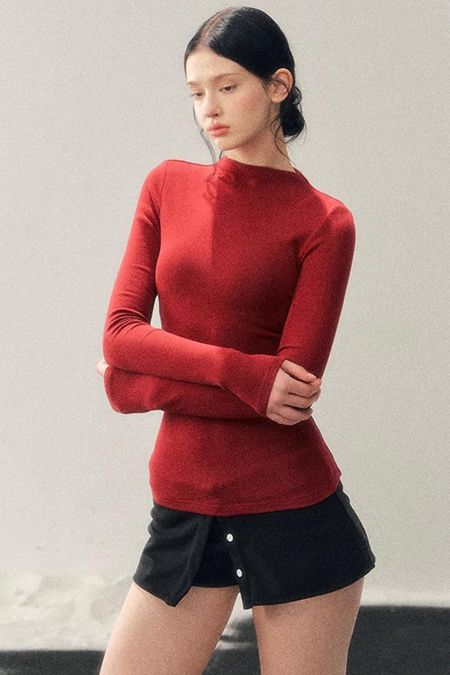 Maple Leaf Knit Sweater Cape Set-Up