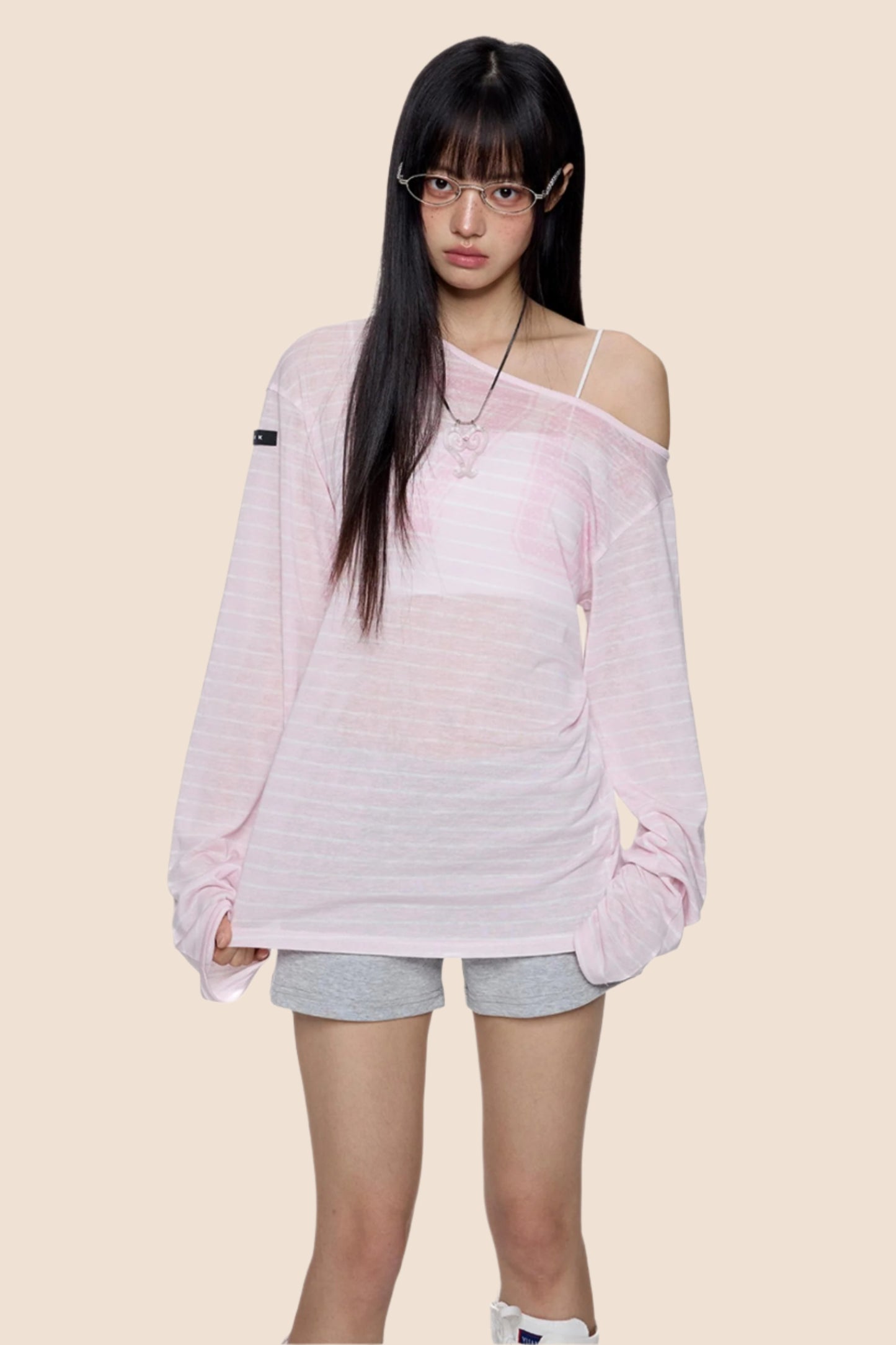 Slant Shoulder Sun Tee