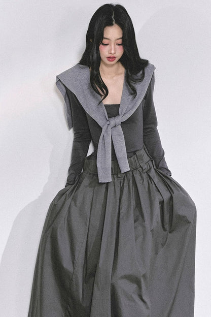 French Slimming Long Dress