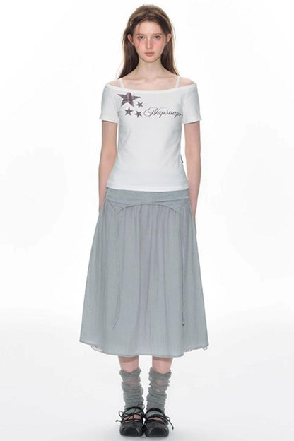 Nap Lace Panel Slip Dress