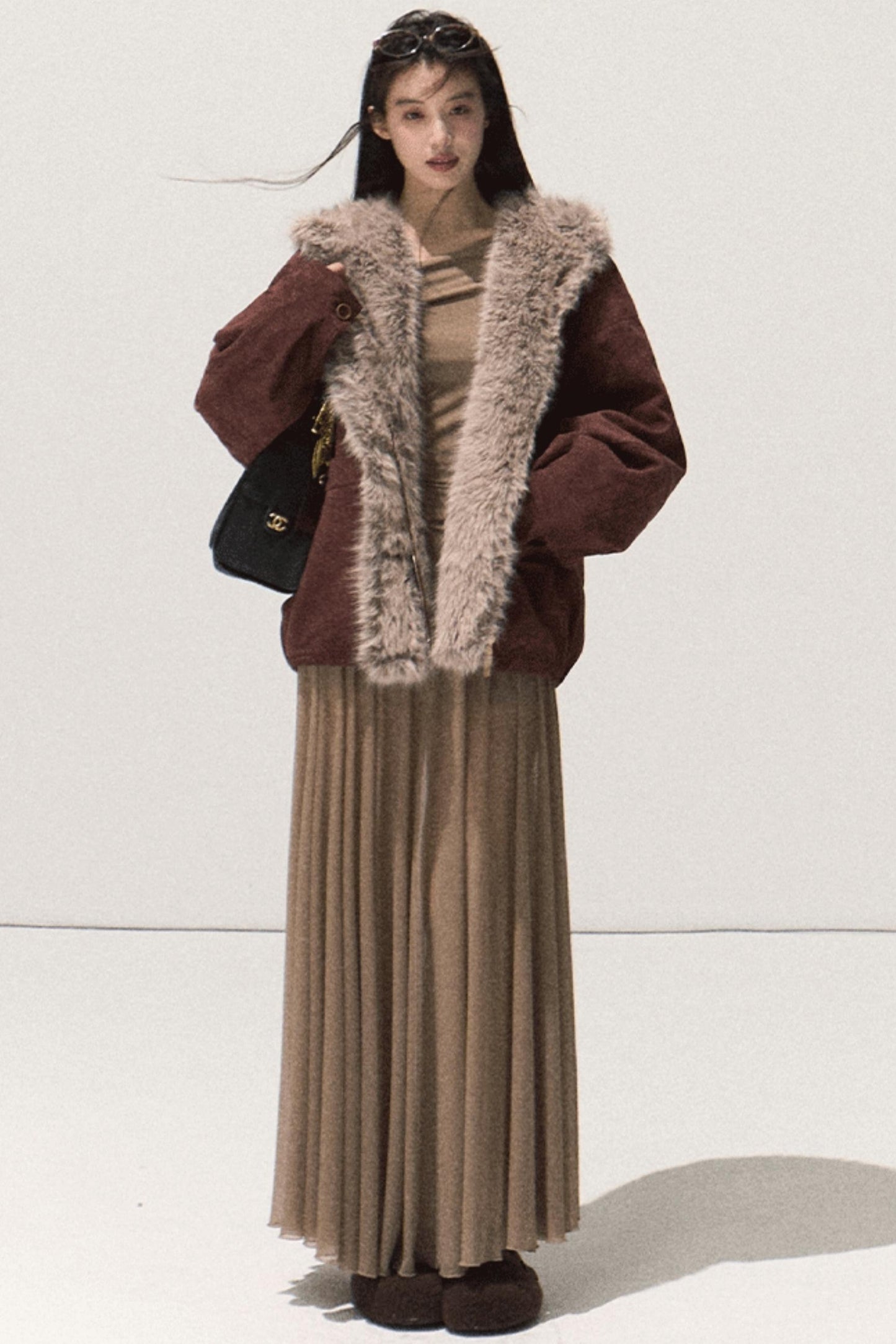 Soft Mist Shoulder Dress