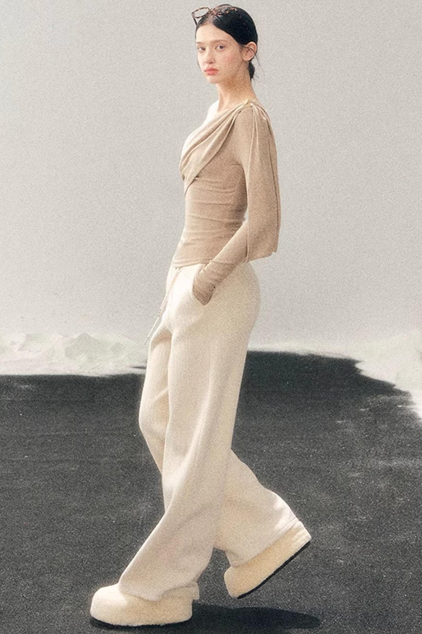 French Ribbon Design Blouse