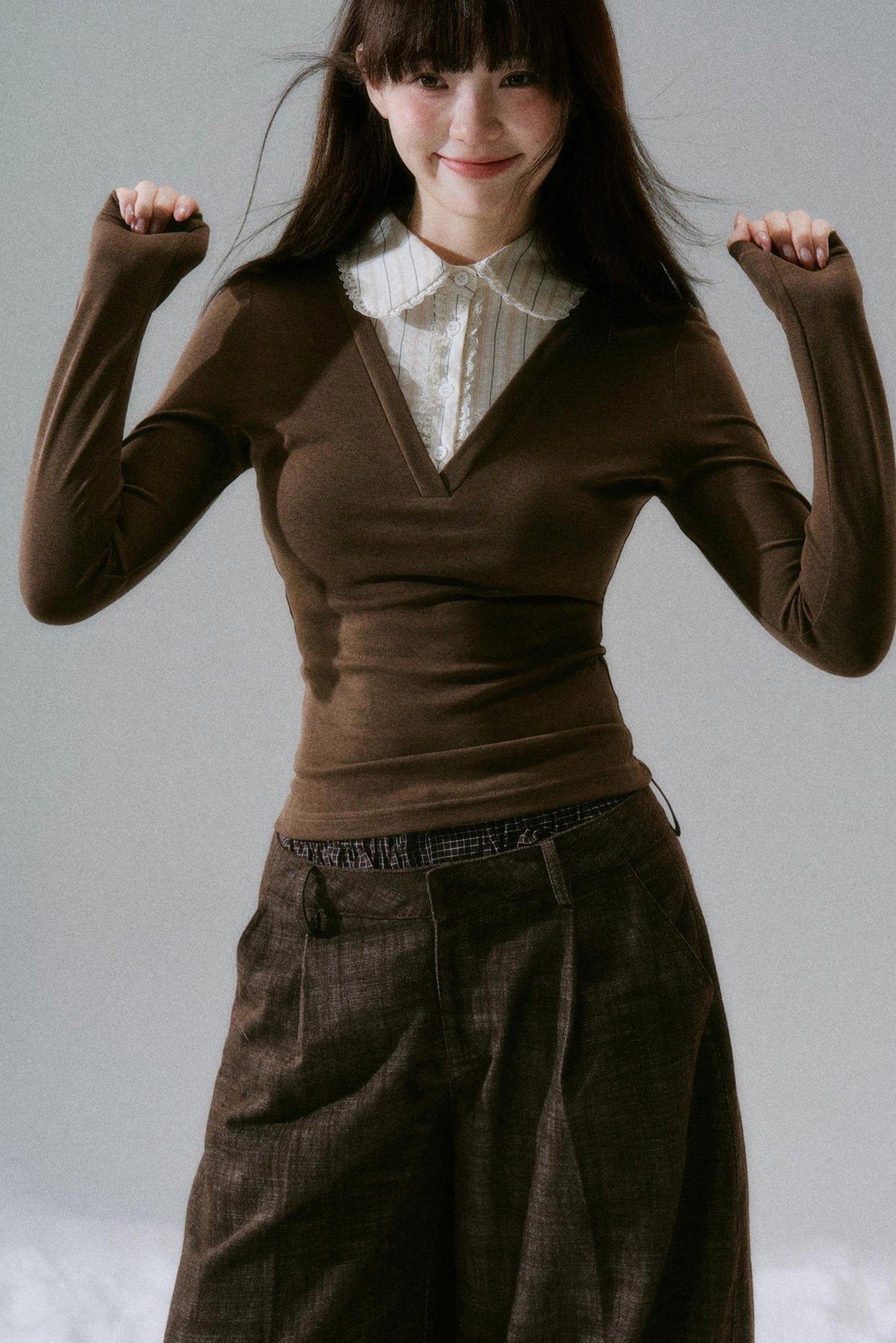 Vintage Lace Patchwork Sweater