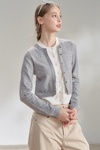 Yellow Knitted Cardigan