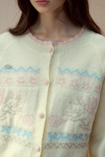 Vintage Fair Island Knitted Sweater Set-Up