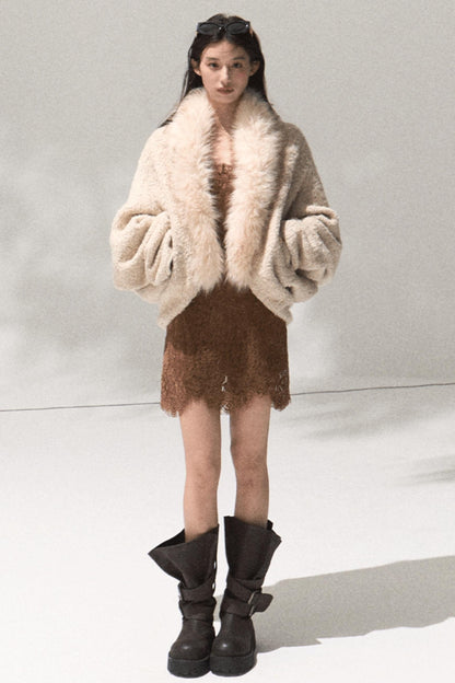 Velvet Lace Slim Silhouette Dress